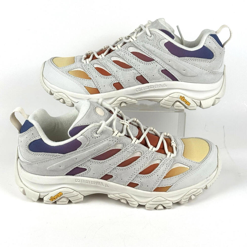 Merrell Moab 3 Vista Hiking Shoes Chalk Sunset Vibram Suede Men's 10 - NEW